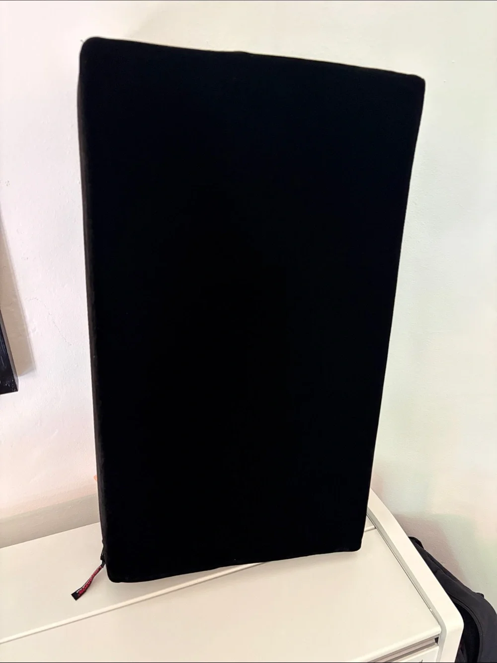 Liberator Black Velvet Ramp Wedge Positioning Pillow 24” x 13” x 7” sexy